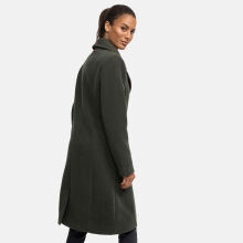 Navahoo Wooly Damen Trenchcoat Winter Mantel Dunkelgr&uuml;n Gr&ouml;&szlig;e XL - Gr. 42