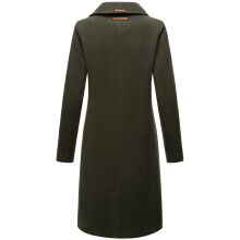 Navahoo Wooly Damen Trenchcoat Winter Mantel Dunkelgr&uuml;n Gr&ouml;&szlig;e XL - Gr. 42