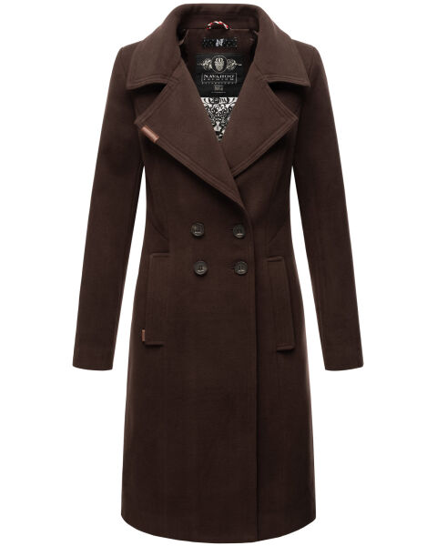 Navahoo Wooly Ladies Coat B661 Dark Choco Größe XS - Gr. 34