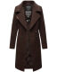 Navahoo Wooly Ladies Coat B661 Dark Choco Größe XS - Gr. 34