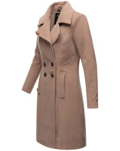 Navahoo Wooly Damen Trenchcoat Winter Mantel Taupe Größe XXXL - Gr. 46