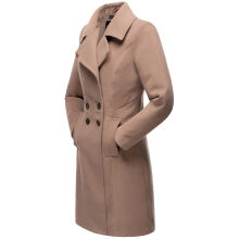 Navahoo Wooly Damen Trenchcoat Winter Mantel Taupe Größe XXXL - Gr. 46
