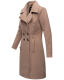 Navahoo Wooly Damen Trenchcoat Winter Mantel Taupe Größe XXXL - Gr. 46