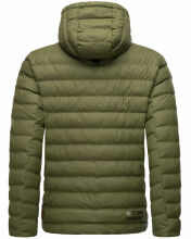 Stone Harbour Zaharoo wasserdichte Herren Regen Steppjacke Olivenblatt Größe XL - Gr. XL