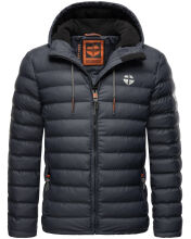 Stone Harbour Zaharoo wasserdichte Herren Regen Steppjacke Stein Blau Größe S - Gr. S
