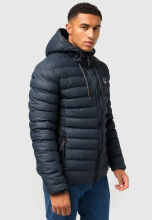 Stone Harbour Zaharoo wasserdichte Herren Regen Steppjacke Stein Blau Größe S - Gr. S