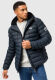 Stone Harbour Zaharoo wasserdichte Herren Regen Steppjacke Stein Blau Größe S - Gr. S
