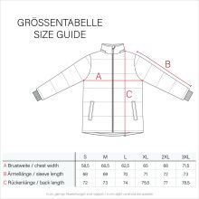 Stone Harbour Zaharoo wasserdichte Herren Regen Steppjacke Stein Blau Gr&ouml;&szlig;e XXXL - Gr. 3XL