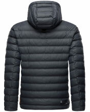 Stone Harbour Zaharoo wasserdichte Herren Regen Steppjacke Stein Blau Gr&ouml;&szlig;e XXXL - Gr. 3XL