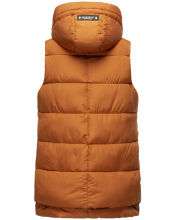 Marikoo Zarinaa Damen Weste Steppweste Ärmellose Jacke Cinnamon Größe XS - Gr. 34