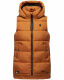 Marikoo Zarinaa Damen Weste Steppweste Ärmellose Jacke Cinnamon Größe XS - Gr. 34