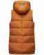 Marikoo Zarinaa Damen Weste Steppweste Ärmellose Jacke Cinnamon Größe XS - Gr. 34