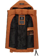 Marikoo Zarinaa Damen Weste Steppweste &Auml;rmellose Jacke Cinnamon Gr&ouml;&szlig;e S - Gr. 36