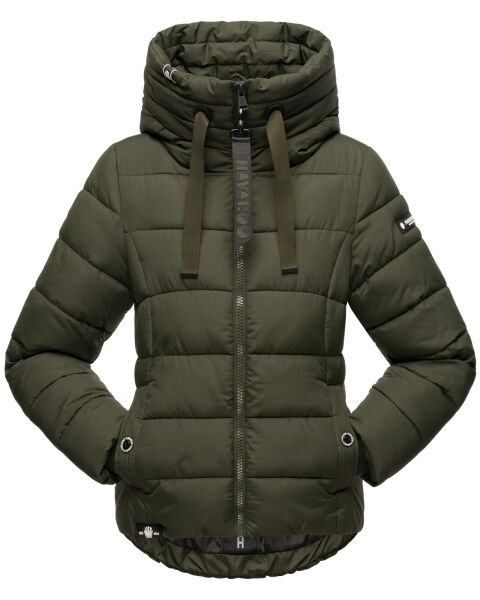 Navahoo Amayaa Damen Winterjacke B930 Olive Größe XS - Gr. 34
