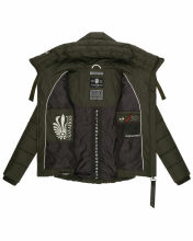Navahoo Amayaa Damen Winterjacke B930 Olive Größe XXL - Gr. 44