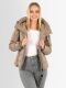 Navahoo Amayaa Damen Winterjacke B930 Taupe Größe XS - Gr. 34