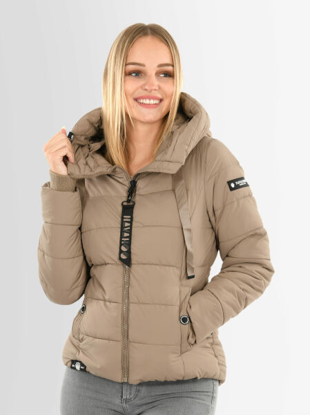 Navahoo Amayaa Damen Winterjacke B930 Taupe Größe S - Gr. 36