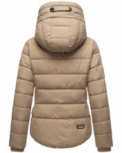 Navahoo Amayaa Damen Winterjacke B930 Taupe Größe S - Gr. 36