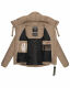 Navahoo Amayaa Damen Winterjacke B930 Taupe Größe S - Gr. 36