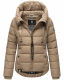 Navahoo Amayaa Damen Winterjacke B930 Taupe Größe S - Gr. 36