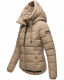 Navahoo Amayaa Damen Winterjacke B930 Taupe Größe S - Gr. 36