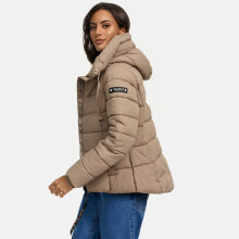 Navahoo Amayaa Damen Winterjacke B930 Taupe Gr&ouml;&szlig;e XL - Gr. 42