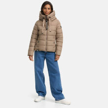 Navahoo Amayaa Damen Winterjacke B930 Taupe Gr&ouml;&szlig;e XXL - Gr. 44