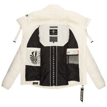Navahoo Amayaa Damen Winterjacke B930 Offwhite Gr&ouml;&szlig;e S - Gr. 36