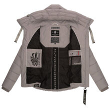 Navahoo Amayaa Damen Winterjacke B930 Zink Grau Größe XS - Gr. 34