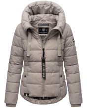 Navahoo Amayaa Damen Winterjacke B930 Zink Grau Größe XS - Gr. 34
