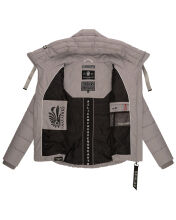 Navahoo Amayaa Damen Winterjacke B930 Zink Grau Größe XS - Gr. 34