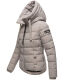 Navahoo Amayaa Damen Winterjacke B930 Zink Grau Größe XS - Gr. 34