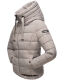 Navahoo Amayaa Damen Winterjacke B930 Zink Grau Größe XS - Gr. 34