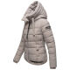 Navahoo Amayaa Damen Winterjacke B930 Zink Grau Größe XS - Gr. 34