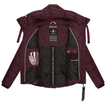 Navahoo Amayaa Damen Winterjacke B930 Weinrot Gr&ouml;&szlig;e XXL - Gr. 44