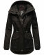 Marikoo Babetaa Princess Damen Winterjacke B931 Schwarz Größe L - Gr. 40
