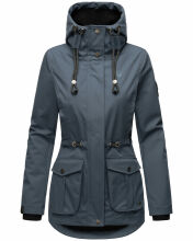 Marikoo Babetaa Princess Damen Winterjacke B931 Blau Größe M - Gr. 38