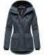 Marikoo Babetaa Princess Damen Winterjacke B931 Blau Größe M - Gr. 38