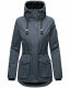 Marikoo Babetaa Princess Damen Winterjacke B931 Blau Größe M - Gr. 38