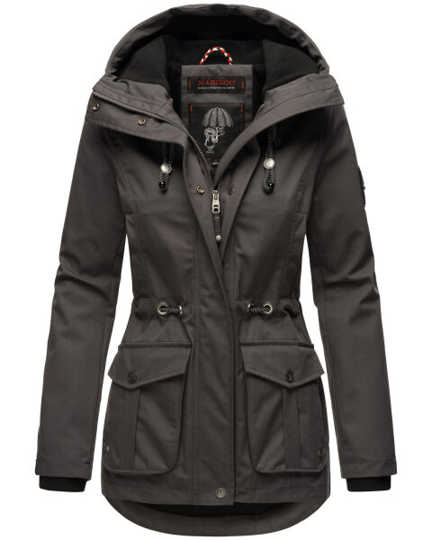Marikoo Babetaa Princess Damen Winterjacke B931 Anthrazit Größe XS - Gr. 34