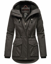 Marikoo Babetaa Princess Damen Winterjacke B931 Anthrazit Gr&ouml;&szlig;e L - Gr. 40