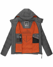 Stone Harbour Arvidoo Herren Winterjacke B736 Anthrazit Größe L - Gr. L