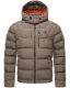 Stone Harbour Arvidoo Herren Winterjacke B736 Stein Braun Größe S - Gr. S