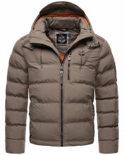 Stone Harbour Arvidoo Herren Winterjacke B736 Stein Braun Größe L - Gr. L