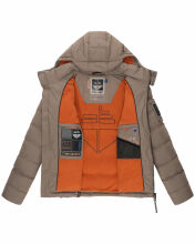 Stone Harbour Arvidoo Herren Winterjacke B736 Stein Braun Größe L - Gr. L