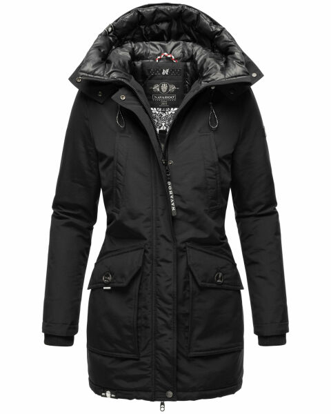 Navahoo Blizzardstorm Damen Jacke B923 Schwarz Größe M - Gr. 38