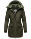 Navahoo Blizzardstorm Damen Jacke B923 Olive Größe S - Gr. 36