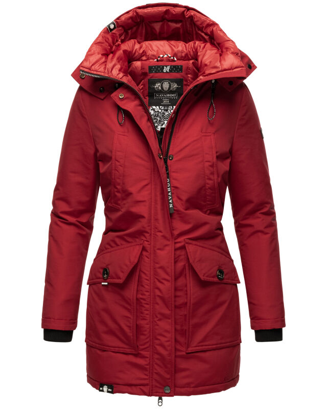 Navahoo Blizzardstorm Damen Winter Jacke Blood Red