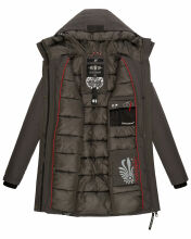 Navahoo Blizzardstorm Damen Jacke B923 Anthrazit Größe S - Gr. 36