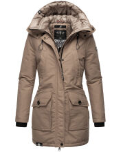 Navahoo Blizzardstorm Damen Jacke B923 Taupe Grau Größe XS - Gr. 34